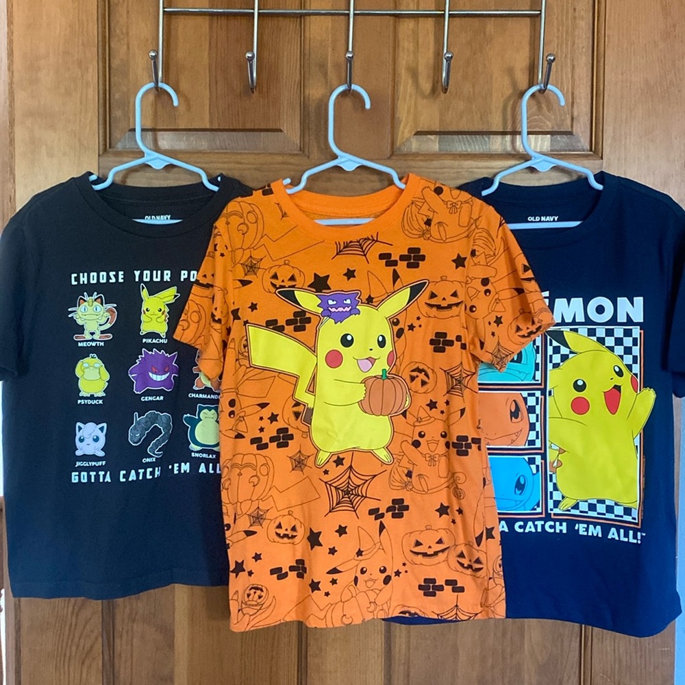 Old Navy Pokémon shirts. Size Medium.